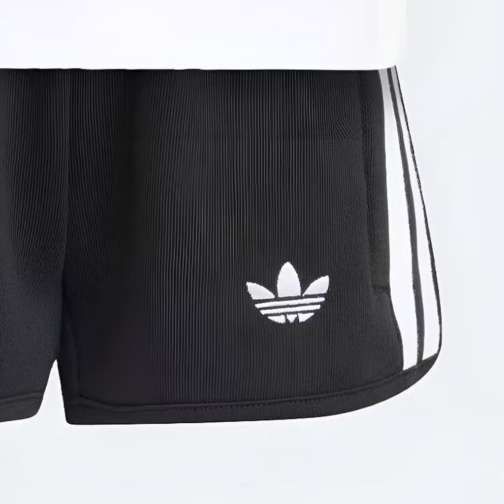 adidas Originals Casual Sports Suit Round Neck Striped Short Sleeve Kids Suits KD5777