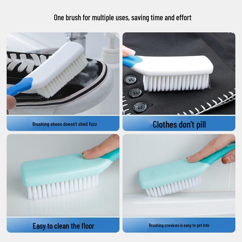 Multifunktionale Schuhputzbürste mit weichen Borsten