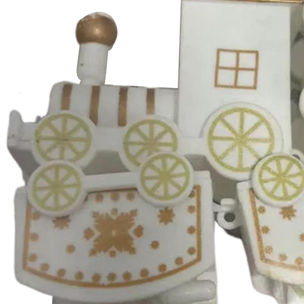 Christmas Train Ornament Kids Birthday Gift Christmas Decoration Unique Desktop Ornament for Festival Wedding Indoor Desk Table