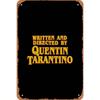 Quentin Tarantino Retro Metal Tin Sign Vintage Wall Poster 8x12 Inch
