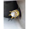 Rhinestone Decor Crown Shaped Car Tire Valve Cap