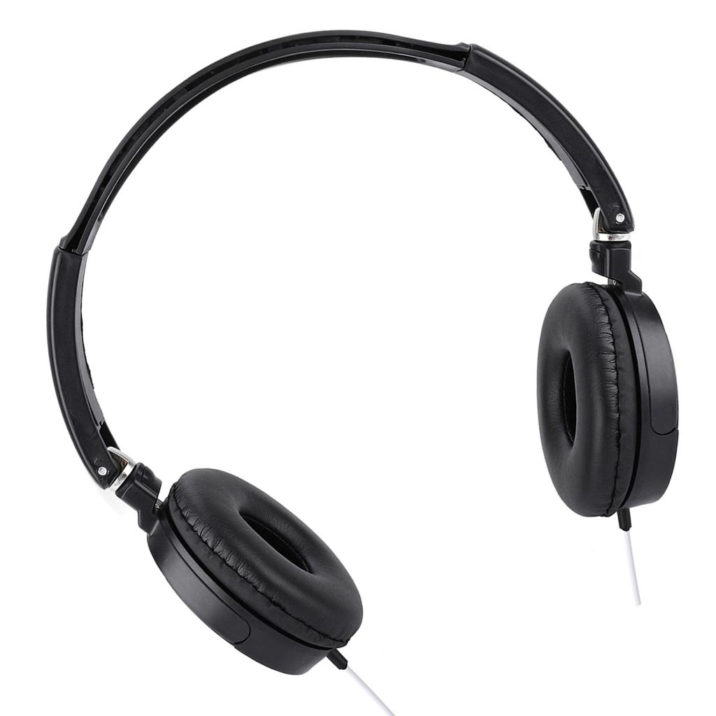 Foldable Compact Wired Headset Stereo HiFi Music Headphone