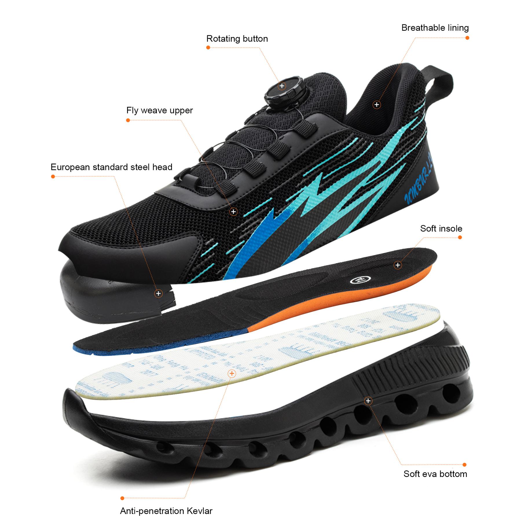 Мужская и женская защитная обувь со стальным носком — фото 6