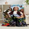 1PC Wonderful Wizard Adventure Flannel Blanket Gift, Suitable for Both Men And Women, Soft Ideal for Beds And Sofa, Birthday Or Christmas Gift