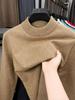 Men's High Neck Wool Sweater - Warm, Versatile Knitwear for Autumn & Winter