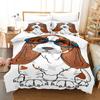 Djur Hund Husky Påslakan Vuxna Barn Hemtextil Söta Sängkläder 2/3 Sängklädesset Dubbelsäng King Full Size Dekor Hem