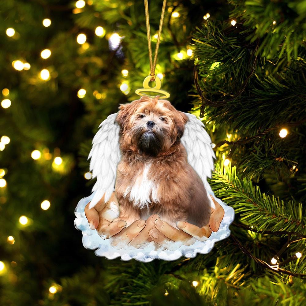 Creative Angel Wing Dog Christmas Decoration Acrylic/organic Glass Cartoon Style