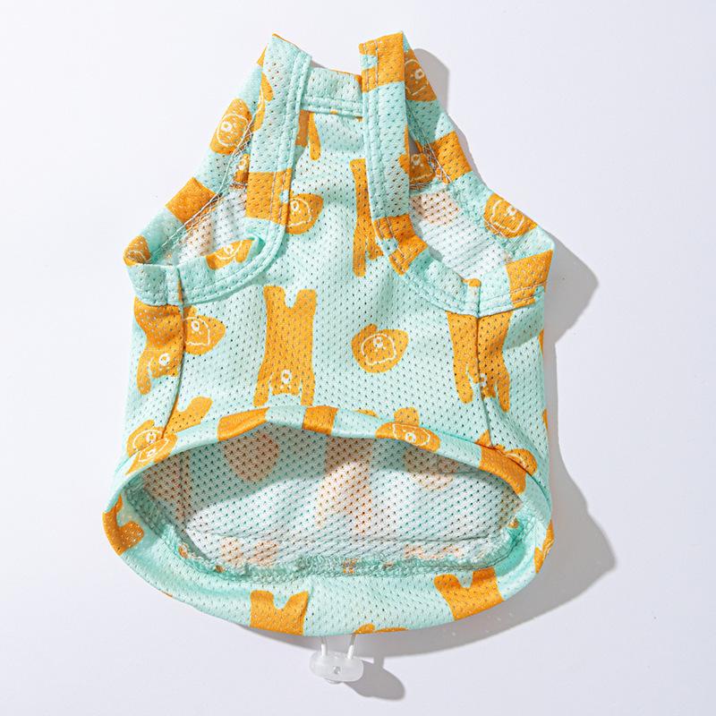 Summer Thin Sunscreen Cooler Vest Pet Bigbear Teddy Pomeranian Cat Small Dog Summer Dog Clothes