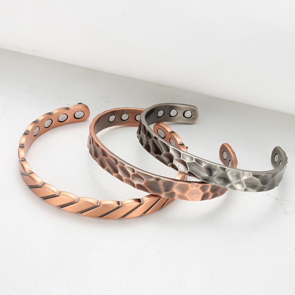 Copper Bracelets for Women Pure Copper Magnetic Cuff Bracelet Jewelry Gifts