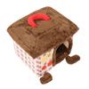 Cat House Soft Comfortable Enough Interior Space Portable Cartoon Cute Dog House Kennel Bed for