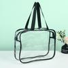 High-Grade Transparent PVC Makeup Bag: Portable, Waterproof Toiletry Storage