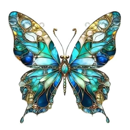 Gift for Garden Lovers Butterfly Acrylic Sun Catcher, Rainbow Light Catcher Hanging Decoration, Durable Refracting Decor Lanyard Ornament Living