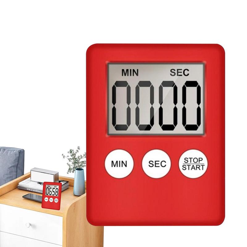 Magnetic Digital Countdown Timer With Memory Function Kitchen Cooking Timer Magnet Clock Sleep Stopwatch Clock Timer