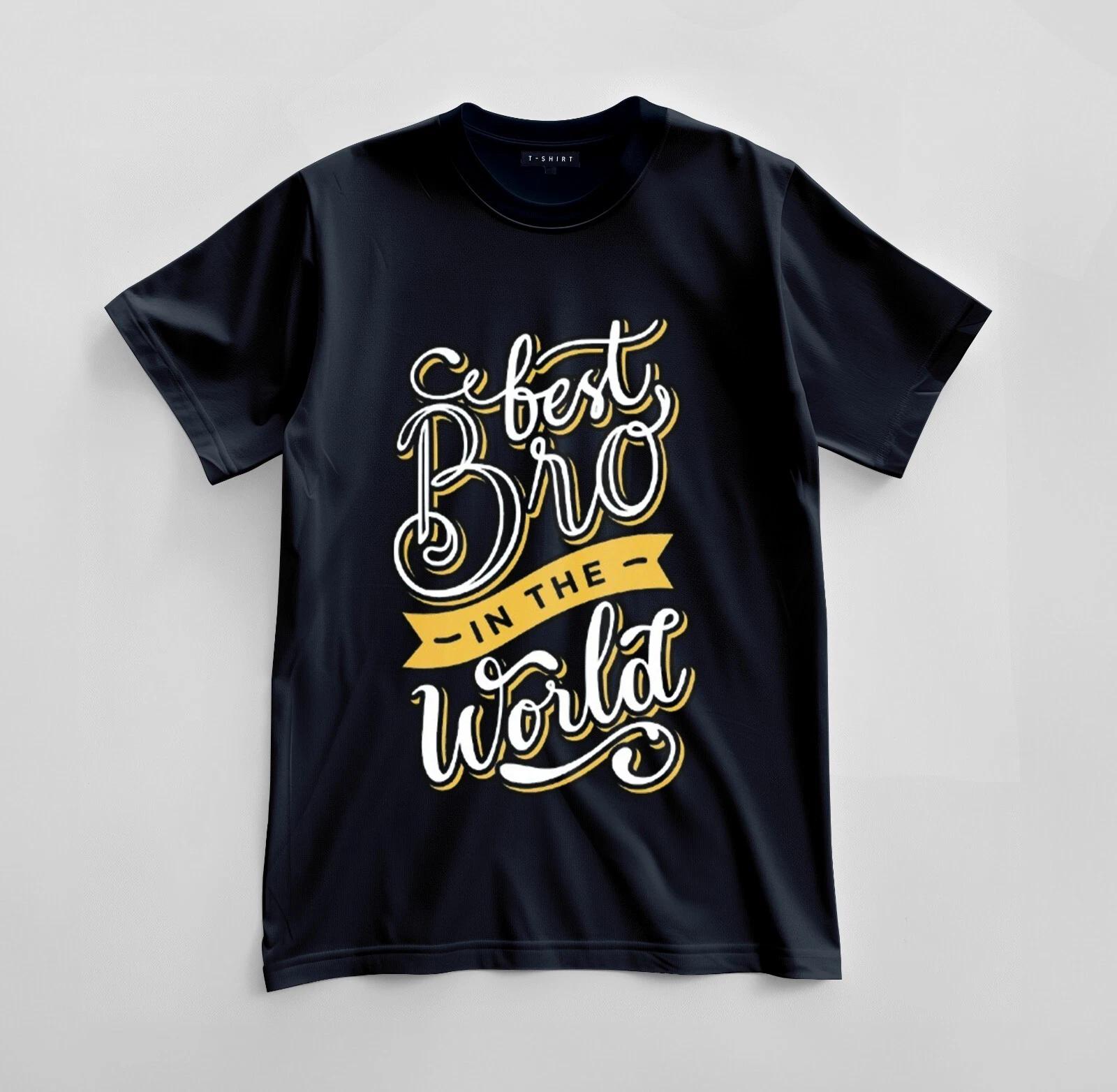 

Custom Best Bro Ever Graphic T-shirt Design Unisex Jersey Short Sleeve Tee 2XL