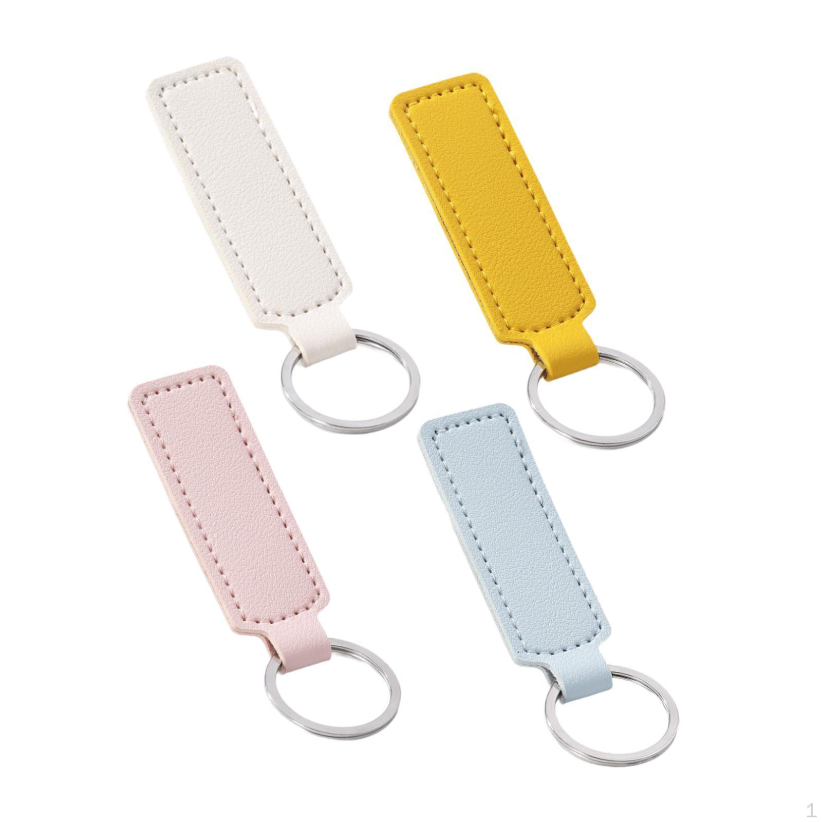 

Набор из 4 брелоков 4 цветов Компактный держатель для ключей для кошельков Рюкзаков Багажа