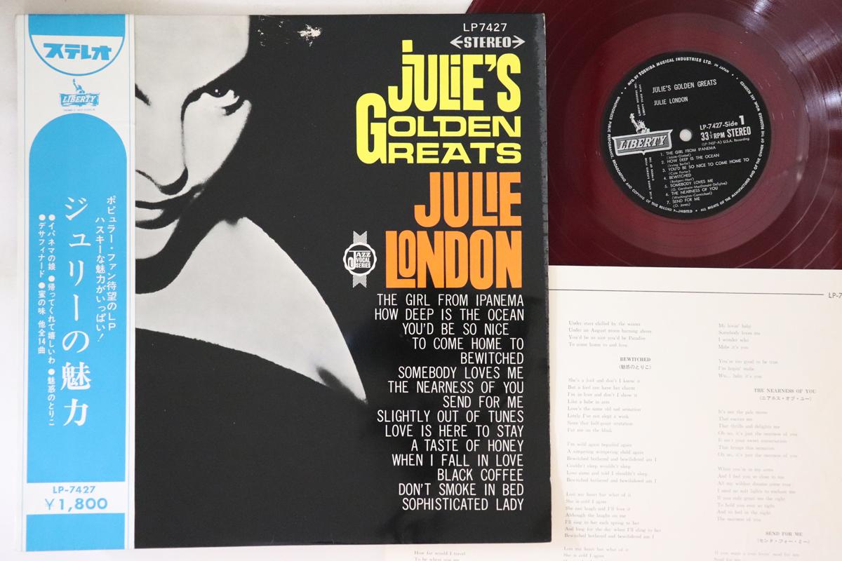 

LP Record JULIE LONDON - Julie s Golden Greats LP7427 LIBERTY Japan Obi Pop Used