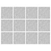 12 Pack Sound Insulation Foam Panels Polyester Texture Acoustics Treatments Wall Tiles Perfect for Living Room Studios
