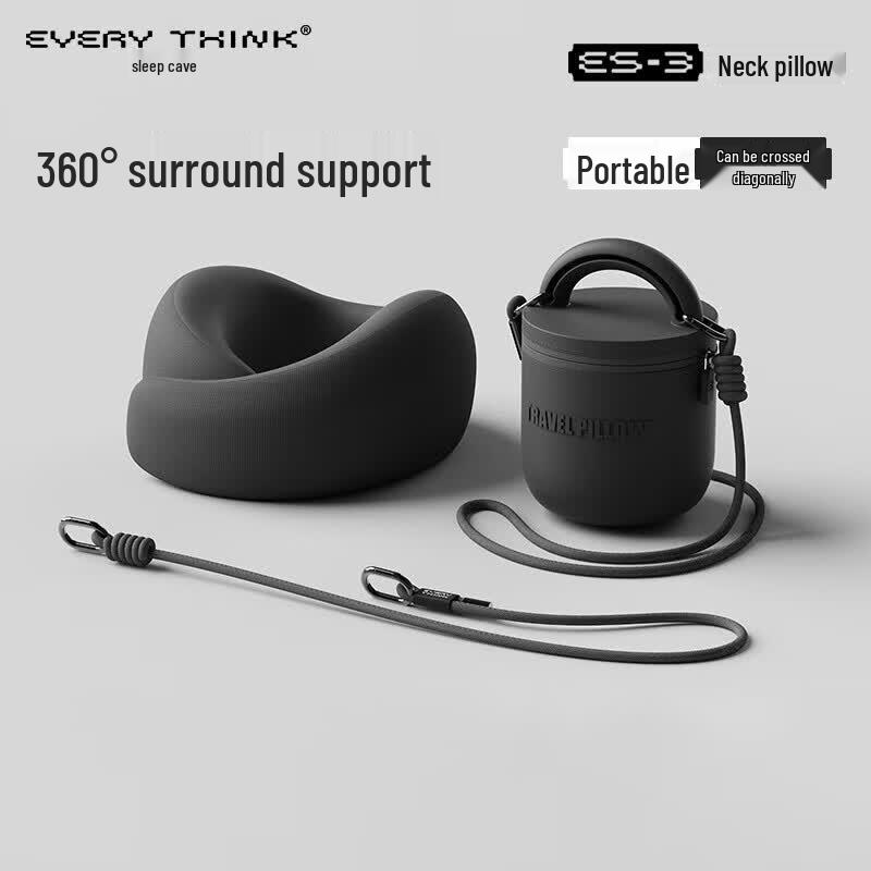 Portable Memory Foam U-Shaped Travel Neck Pillow