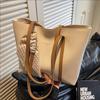 Soft Leather Handbag Women's New Large-capacity Commuter Tote Bag Casual Shoulder Armpit Bag