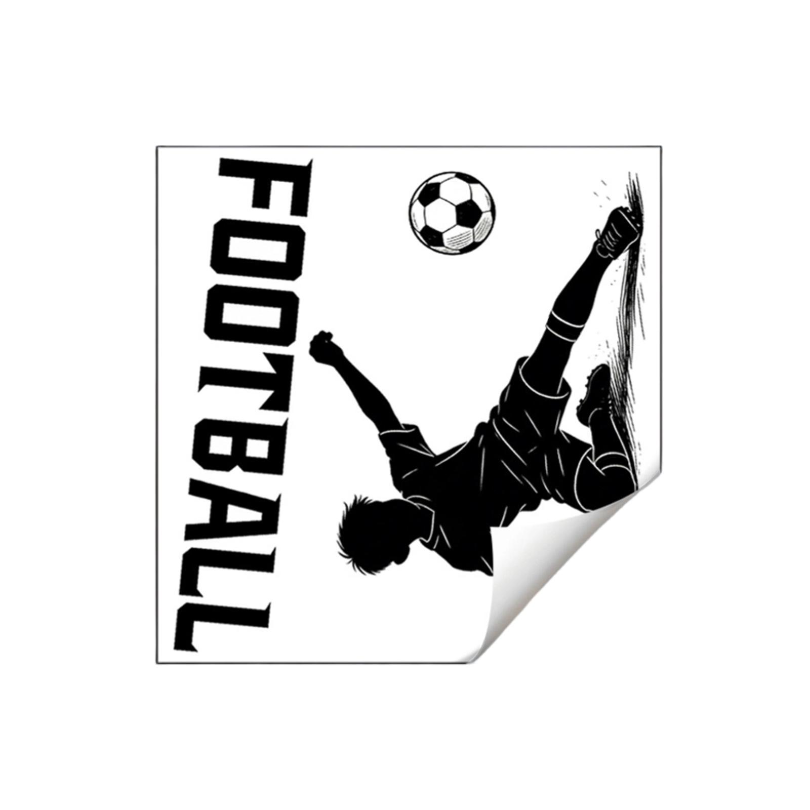 

Soccer Theme Wall Decal For Bedroom Living Room Sports Home Wall Decoration One Size