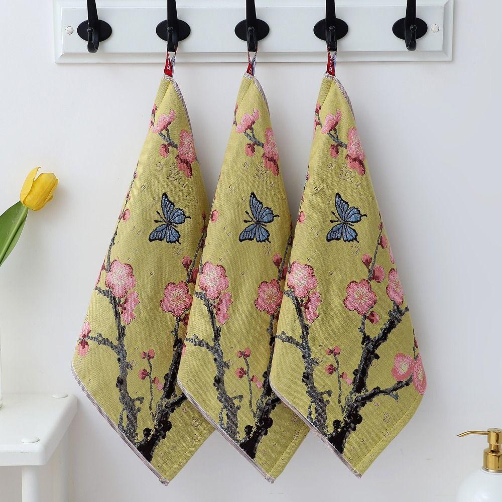34x40cm Large Hand Towel Quick Dry Tea Towel High Quality Handkerchief  Home Restaurant