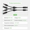 2Y Branch parallel connection 30A 1000V Electrical Solar Connector Photovoltaic 2pcs solar Panel Cable Wire Connect