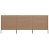 VidaXL Room Divider 3 Panels Fabric 400 X 160 Cm Taupe