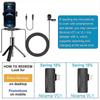 3.5mm 10FT Lavalier Lapel Microphone for DSLR Camera, Camcorders, Audio Recorders PC,Tablet, Smartphone