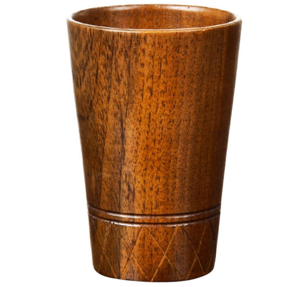 Anti Fall Tea Cups Handmade Coffee Cups Water Cup Japanese Style Wooden Mugs  Milk