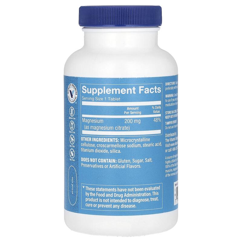 Magnesium Citrate , 200 Mg , 100 Tablets