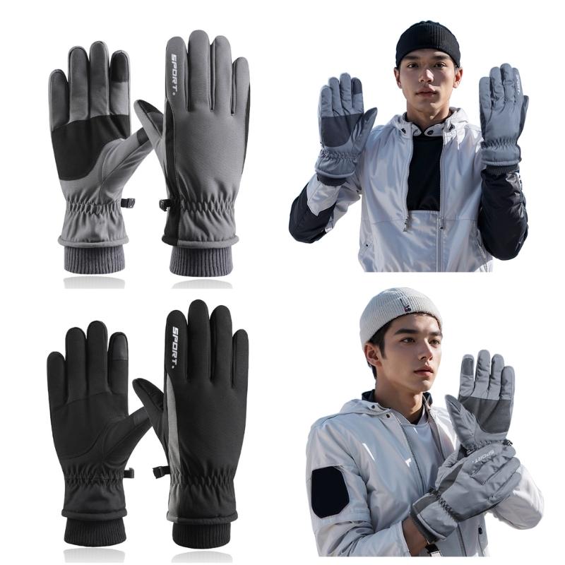 Winter Gloves Thermal Touchscreens Ski Gloves Windproof Warm Mittens for Skiing Snowboarding Shoveling Cycling Hiking