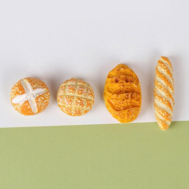 Realistic Mini Bread Replicas For Dollhouses Kitchen Accessories Bakery Display Miniature Scenes