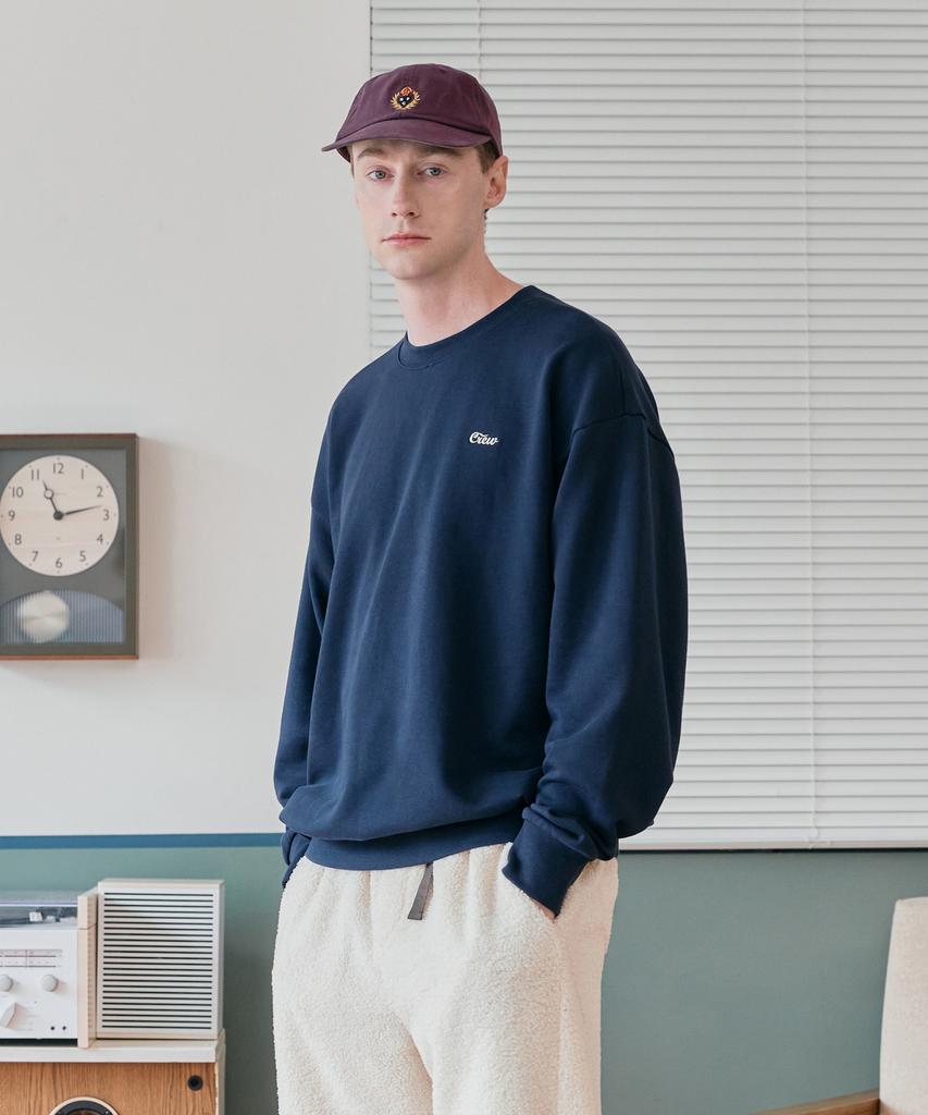 CREW MEMBERS ONLY Small Logo Mtm Navy