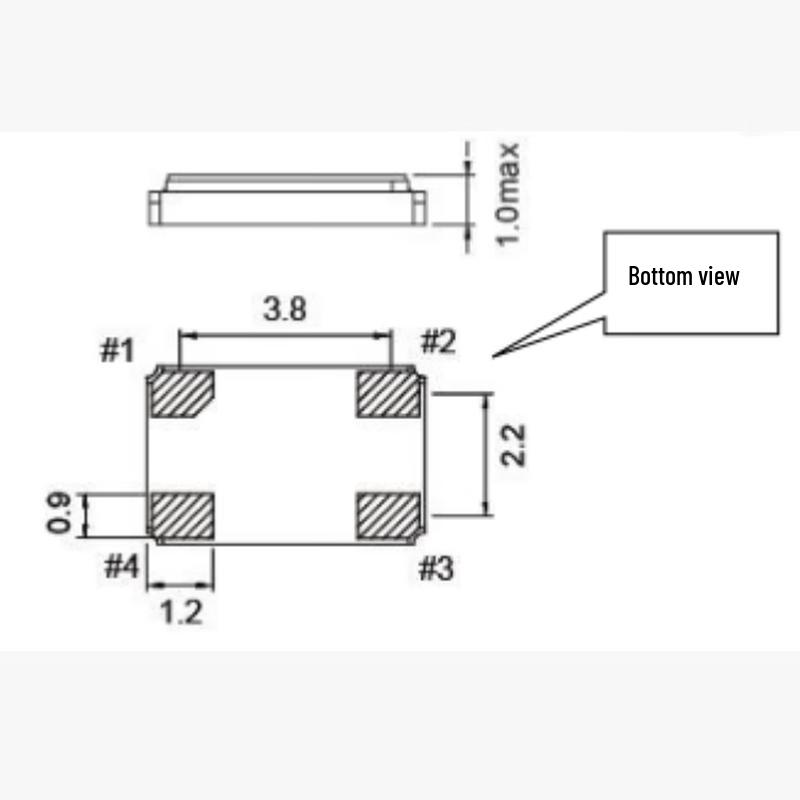 16MHz Crystal Oscillator (XO)