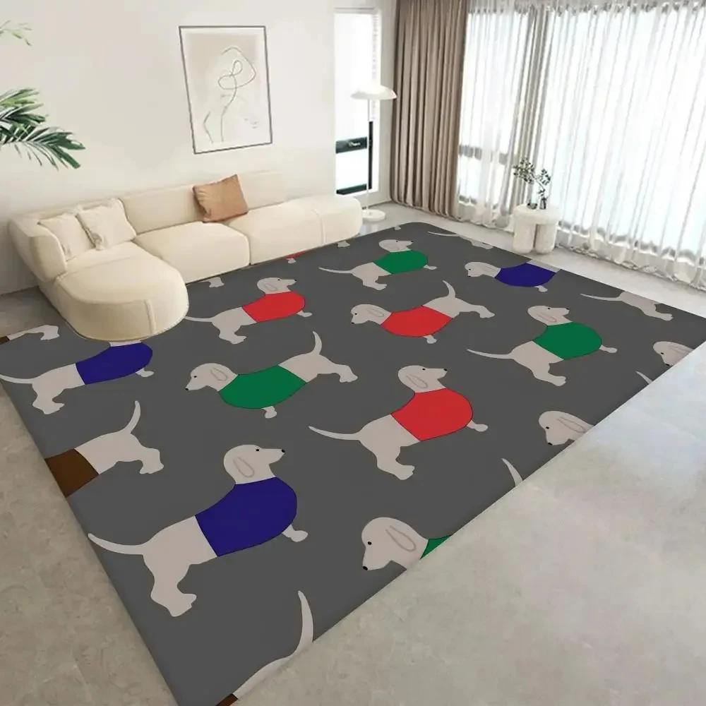 

Dachshund Cute Dog Pattern Floor Mat Carpet Bath Mat Nordic Style Home Doormat Bathroom-Toilet Mats Bedroom Welcome Doormat 40x60cm 16x24 inch