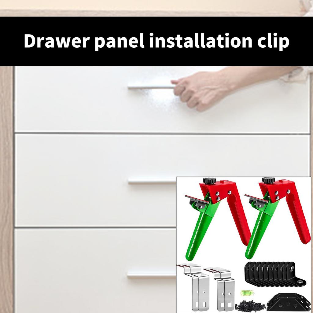 Easy To Use Adjustable Clamp for Installing Drawer Front Panel Woodworking Jig Tool Cabinet Face Frame Clip Daily Use