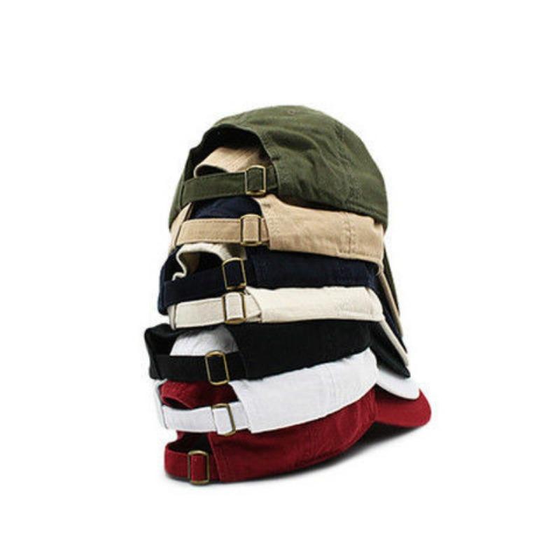 Summer solid color baseball cap men's and women's black soft top cap tide