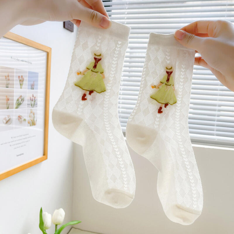 Sophia White Socks Daily Golji School Uniform Socks 5-Pair Set 5-piece set