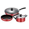SUPOR Fire Red Dot Non-stick 3-Piece Cookware Set