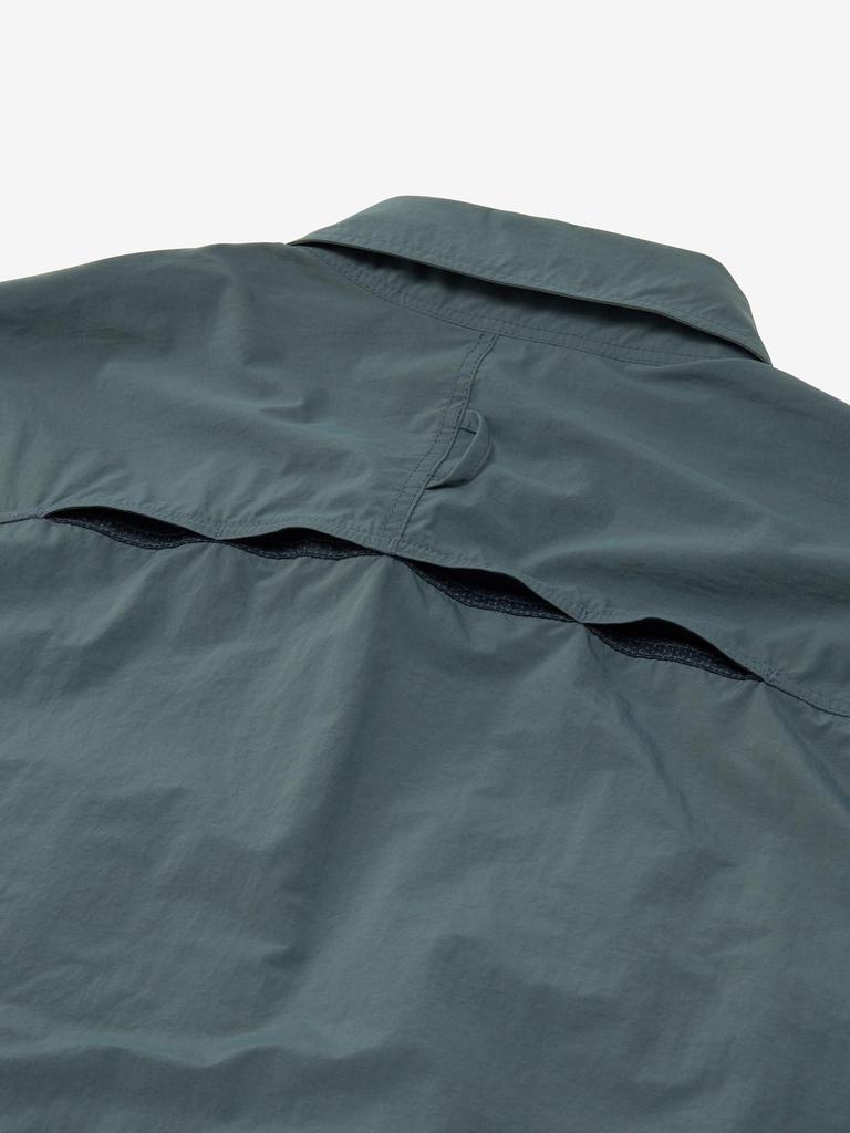 North Shirt Rustle Canopy Shirt Stone Slab M [The Face] Long-Sleeve