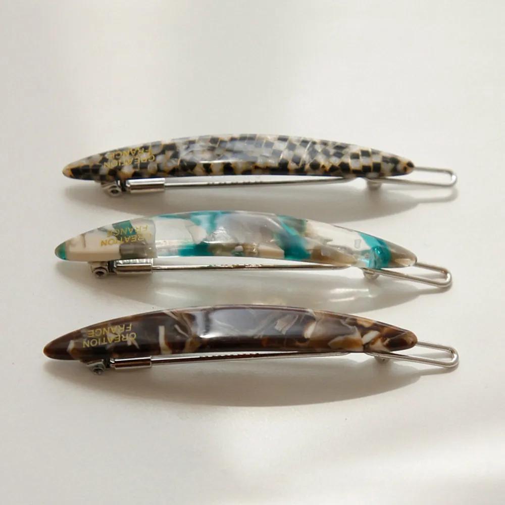 J Lauren Marble Color Slim Hairpin H01236