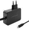 Qoltec Încărcător GaN POWER PRO | 1xUSB-C | 100W | 5-20V | 3-5A | Laptop | Smartphone | Neagră
