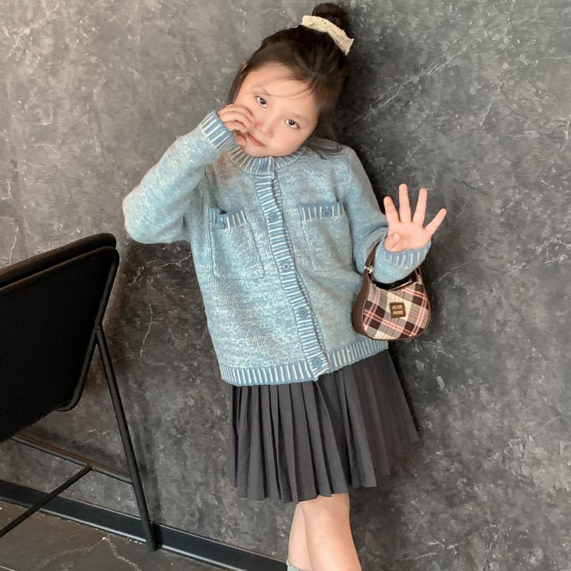 Borsa a Spalla Singola con Fantasia a Scacchi alla Moda, Borsetta per Bambini, Mini Borsa per Bambini