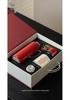 Mo Ji Red Stainless Steel Thermos Tea Pot Gift Set: Portable Outdoor Water Bottle & Kettle