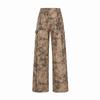 Vintage Tree Camo Tactical Cargo Jeans Loose Fit Casual Pants Outdoor Activities