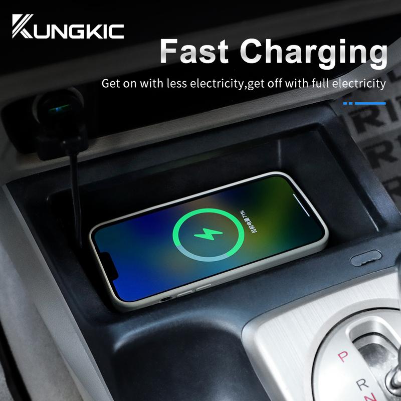 For Honda Civic 8th 8gen 2005 2006 2007 2008 2009 2010 2011 Car Wireless Charger Mobile Phone Charging Holder 15W Charger Board