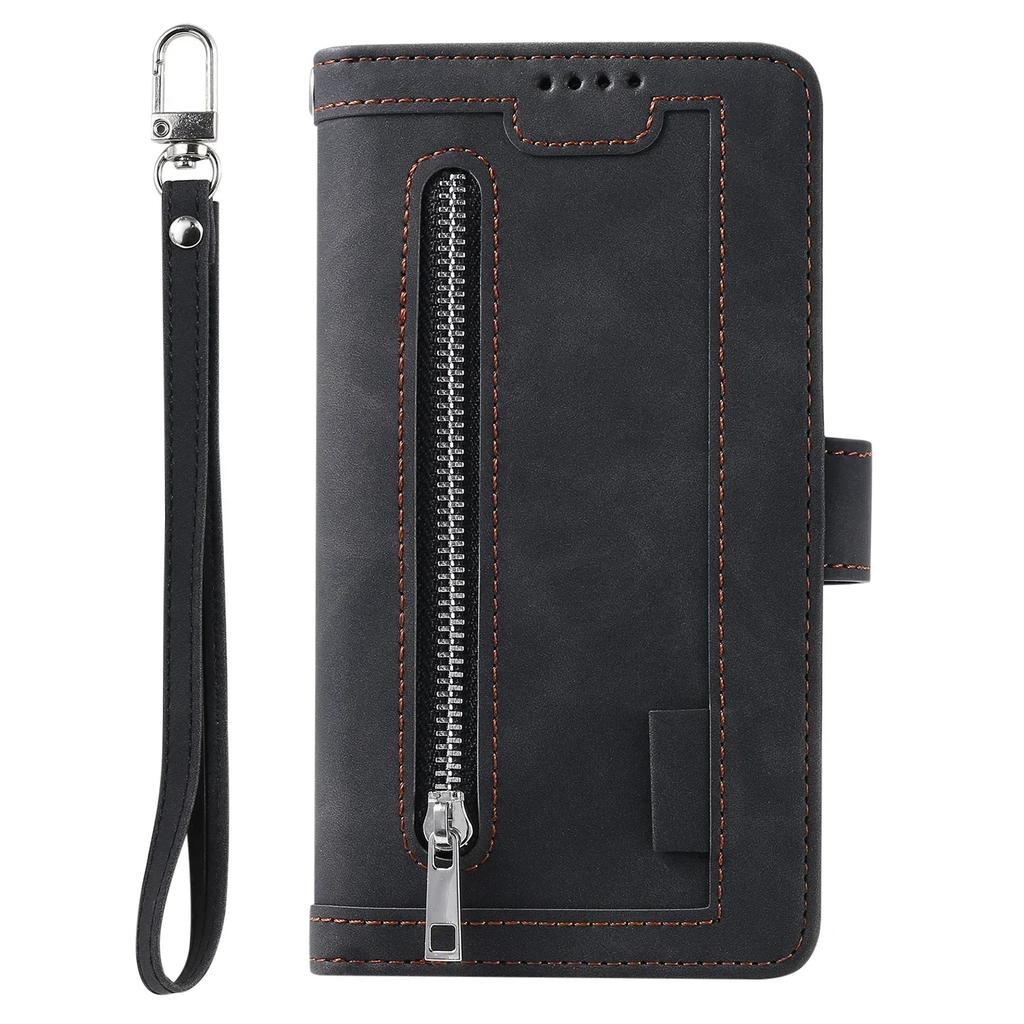 Luxury Leather Case For Samsung Galaxy A7 A5 A3 2017 2016 A6 A8 Plus 2018 A750 A310 A510 A530 Zipper Wallet Flip Book Case Cover