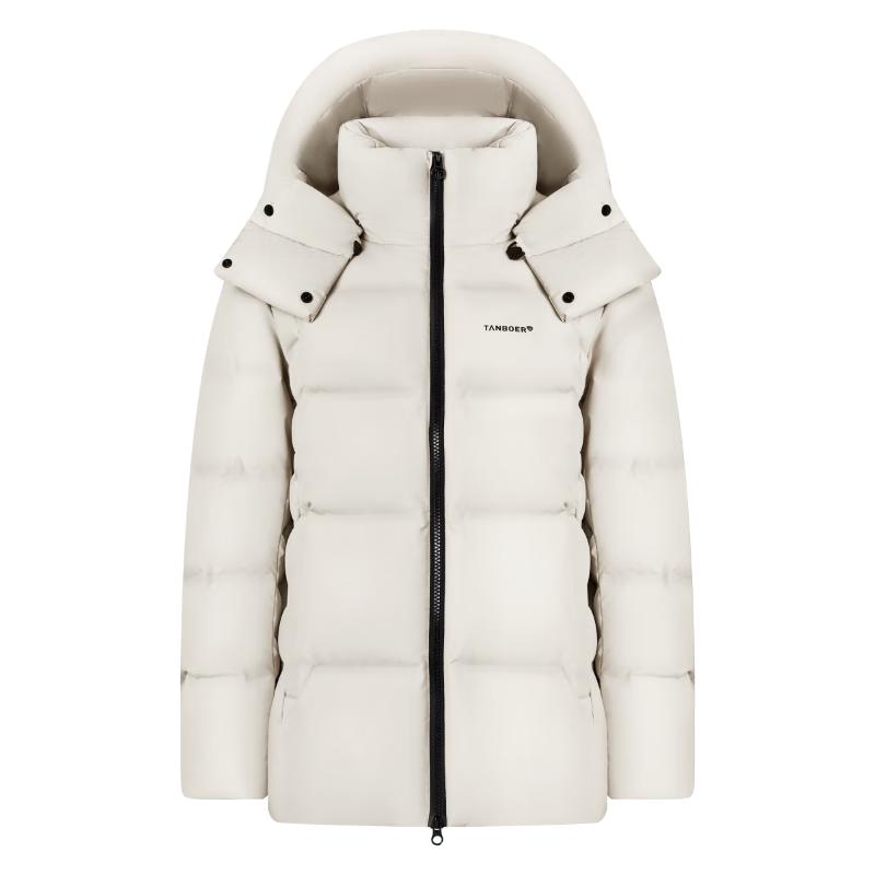 

Tangboer Women s Petite Short Detachable Hood Down Jacket S