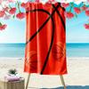 Basketball 2D Flat Print Beach Towel, Large Soft Quick Dry Towel for Beach Camping Swimming.MSTJ0918404