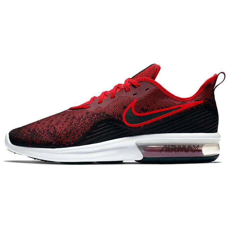 

Nike Air Max Sequent 4 University Red Men Sneakers Black University-Red-Black AO4485-006 43